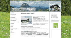 Desktop Screenshot of kleinwalsertal-ferienwohnung.de
